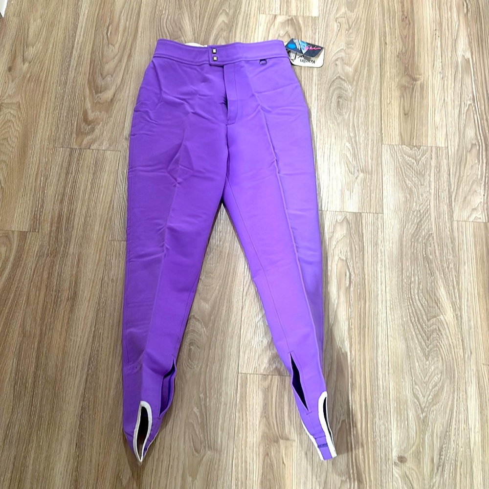 Vintage, purple ski pants